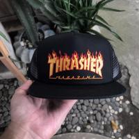 ราคา THRASHER หมวกรถบรรทุกโลโก้มงกุฎ (43805755900)
