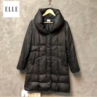 ราคา เสื้อโค้ทกันหนาวขนเป็ด แบรนด์ ELLE สีดำ (22122299338)