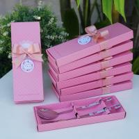ราคา ของชำร่วย‼ฟรีป้ายชื่อ ช้อนส้อมทานข้าวกล่องชมพู ขั้นต่ำ100 ชุดขึ้นไป ของชำร่วยงานแต่ง ของรับไหว้แต่งงาน wedding (4162705153)