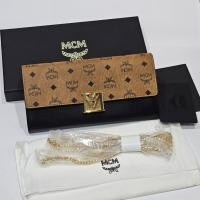 ราคา ✔ ของแท้ 100% ✧.* New พร้อมส่ง ✧.* Mcm Wallet on chain กระเป๋าสตางค์ สะพายข้างได้ (22888004973)