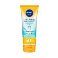 Nivea Sun Super Protect Daily Moist Essence Serum SPF50 PA+++ 180ml (นีเวีย ซัน ซูเปอร์ โพรเท็ค เดลี่ มอยส์ เอสเซนส์ เซรั่ม เอสพีเอฟ50 พีเอ +++ 180 มล.)