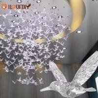 ราคา [HGB]3 ชิ้นอะคริลิคใส Hummingbird ประติมากรรม - เครื่องประดับนก 3D ความชัดเจนสูงสําหรับล็อบบี้ของโรงแรม/จอแสดงผลห้างสรรพสินค้า, 12-14 ซม.ตกแต่งผนัง Art ชิ้น (27284414092)