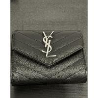 ราคา [Used like new] Yves Saint Laurent Tri Fold Wallet - Black (21094902661)