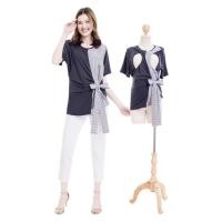 ราคา Muko Scarlett เสื้อเปิดให้นม คลุมท้อง TC27-006 สีเทาเงา (6719019249)