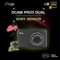 ราคา กล้องติดรถยนต์ DCAM PRO3 DUAL*กล้องหน้าหลัง* รับประกันศูนย์ 18 เดือน (5242425055)
