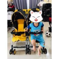 ราคา รถเข็นเด็กแฝด รถเข็นพี่น้อง Aprica รุ่น Neruko Bed twins (21645683861)