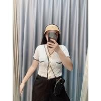 ราคา เสื้อไหมพรมแขนสั้นผ้าทอ ขาว/ดำ แจ้งสีในแชทค่ะ (4549169341)