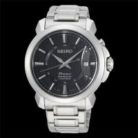 ราคา SEIKO PREMIER PERPETUAL CARLENDAR รุ่น SNQ159P1 (หน้าปัดดำ) (2818987926)