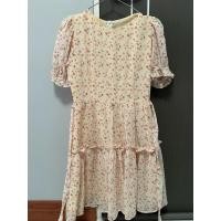 ราคา มินิเดรส สีเหลือง ลายดอกเล็ก (43703616961)