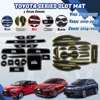 ราคา Toyota Series Vios Yaris Cross Slot Mat ภายในรถ Slot Mat Pad แผ่นกันลื่น (44401767218)