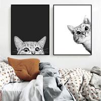 ราคา ภาพวาดตกแต่งบ้าน30*40เซนติเมตรสัตว์เลี้ยงแมวตกแต่งภาพวาดห้องนั่งเล่นภาพวาดสดสีดำและสีขาวห้องนอนห้องรับประทานอาหารการศึ (13315588103)