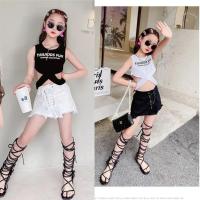 ราคา ชุดเต้น ชุดแดนซ์ : เสื้อครอป HIPHOP แขนกุดไขว้+กางเกงขาสั้น (21341336430)