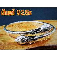 ราคา กำไลเงินแท้ กำไลหัวบัวเงินแท้ กำไลเงินแบบไขว้ กำไลไขว้ กำไลหัวบัว กำไลเงินบาหลี เงินแท้ (5279388514)