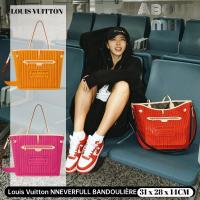 ราคา หลุยส์ วิตตอง Louis Vuitton NNEVERFULL BANDOULIÈRE INSIDE OUT Medium Tote Bag LV กระเป๋าช้อปปิ้งสตร (28477459591)