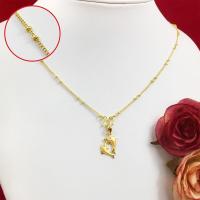 ราคา สร้อยคอทองพร้อมจี้โลมาคู่ สร้อยคอทองลายโซ่คั่นเม็ด ความยาว 18 นิ้ว สร้อยทอง สร้อยแฟชั่น (13618091363)
