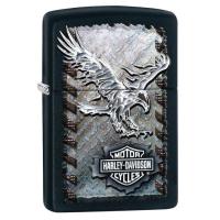 ราคา Zippo 28485 Harley Davidson Iron Eagle ของแท้ Made in USA (11751863253)