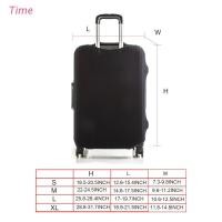 ราคา Time ผ้าคลุมกระเป๋าเดินทาง ผ้าสแปนเด็กซ์ ขนาด 20-32 นิ้ว (12192424251)