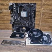 ราคา CPU (ซีพียู) AMD RYZEN 5 5500 3.6 GHz + GIGABYTE A320M S2H (AM4) ไม่มีกล่อง มือ2 ใช้งานปกติ (24521060821)