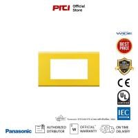 ราคา Panasonic WEG6803YK ฝาพลาสติกสีเหลือง, 3ช่อง (27559743018)