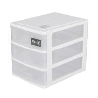 ราคา KASSA HOME ตู้ลิ้นชักตั้งโต๊ะอเนกประสงค์ 3 ชั้น รุ่น JCJ-2823 ขนาด 25.2 x 35.2 x 32.5 ซม. สีขาว (23109283971)