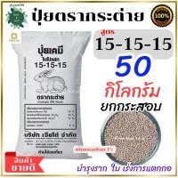 ราคา ปุ๋ยตรากระต่าย สูตร 15-15-15 50 กิโลกรัม เพิ่มแคลเซียม 3% เป็นปุ๋ยคอมปาวด์นำเข้าจากแหล่งผลิตคุณภาพประเทศรัสเซีย บำรุงราก (27160397147)