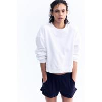 ราคา H&M(เอชแอนด์เอ็ม) กางเกงขาสั้นผ้าคอตตอนแบบดึงสวม ผู้หญิง 1272566_1 (26786940244)