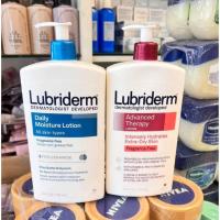 ราคา ขนาดJumbo USAแท้/ภาพจริง Lubriderm Advanced Therapy Lotion For Extra-Dry Skin / Daily Moisture 709ml แดง/ฟ้า (24910924743)
