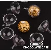 ราคา 1 กล่อง Plastik Cup Ferrero Rocher Case Chocolate Transparent Case/ Ferrero Casing (40158810468)