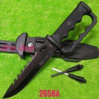 ราคา อุปกรณ์เดินป่า มีด มีดพก มีดเดินป่า มีดพกใบตาย Columbia รุ่น 2658A USA ใบดำ (24663296955)