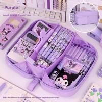 ราคา 5 ชั้นขนาดใหญ่ความจุ Sanrio Cinnamoroll ดินสอ Kawaii Kuromi Melody Pochacco นักเรียนเครื่องเขียนกระเป๋าโรงเรียนอุปกรณ์ (26736510932)