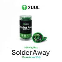 ราคา 2UUL DW11 Solder Away 10 ม้วน/กล่อง Desoldering Wick สําหรับโทรศัพท์มือถือเมนบอร์ดบํารุงรักษา BGA ซ่อม Solder Removal Wire (42550156096)