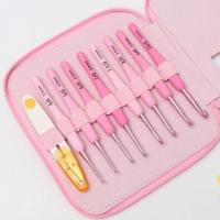 ราคา ชุดตะขอถักโครเชต์ ชุดอุปกรณ์ครบสำหรับถักไหมพรม เข็มถักโครเชต์ กระเป๋าถัก ชุดเครื่องมือสำหรับถักเสื้อกันหนาว ตุ๊กตา ตะขอถักไม่ลื่น (28832993263)