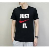 ราคา ♞,♘Original nike men's short sleeve tshirt black white tee AQ5195 men's fashion YRJ (43354208270)