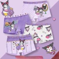 ราคา 4ชิ้น Sanrio Kawaii อะนิเมะ Cinnamoroll My Melody Kuromi Breathable นักเรียนชุดชั้นในชุดชั้นในชุดชั้นใน Antibacterial Girls (27858991449)