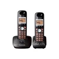 ราคา Panasonic Cordless Phone 2.4 GHz โทรศัพท์ไร้สาย KX-TG3552BXT (2 Handsets) Caller ID (5641197544)