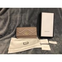 ราคา used Gucci Marmont long wallet ของแท้ (9234505604)