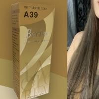 ราคา เบอริน่า A39 สีบลอนด์ประกายหม่นเขียว สีผม สีย้อมผม เปลี่ยนฮิตมาก Berina A39 Matt Blonde Hair Color Cream (24872913686)