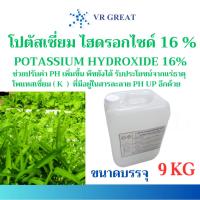 ราคา PH UP สารละลาย POTASSIUM HYDROXIDE 16% ขนาด 9 KG โปตัสเซี่ยม ไฮดรอกไซค์ 16% KOH เจือจางแล้วพร้อมใช้ (21189589720)