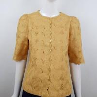 ราคา Boutique เสื้อลูกไม้ กระดุมหน้า เกรดพรีเมียม ตามแบบค่า Forget Me Not (13791350675)
