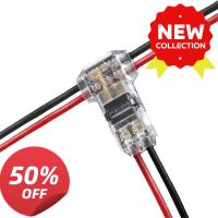 ราคา T2 Interlocking Type Solder-Free Connecting Wire Terminal LED Spotlight Lamp Downlight with Splitter Power Wire Direct Plug Connection ช่างไฟฟ้าต้องมี Quick Terminal (42256657606)