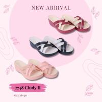 ราคา Scholl รองเท้าสกอลล์ รุ่น Cindy II 2748 รองเท้าแตะผู้หญิง รองเท้าเพื่อสุขภาพ นวัตกรรม General Comfort (28908567954)