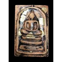 ราคา พระสมเด็จวัดระฆังพิมพ์ใหญ่ ขนาดเท่ากระดาษA4 เนื้อผงติดแผ่นทองลงรักดำ ผ่านพิธิกรรมปลุกเสกเรียบร้อย (27230672077)