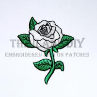 ราคา [ ตัวรีดติดเสื้อ ลาย ดอกกุหลาบขาว ดอกไม้ ] White Rose Patch DIY งานปักตกแต่ง ตัวรีด ติดเสื้อ กระเป๋า ยีนส์ อาร์ม น่ารัก (6141544447)