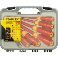 ราคา ไขควงแบน STANLEY ชุดไขควงหุ้มฉนวน+ไขควงวัดไฟ รุ่น STMT60175 7pcs. VDE Screwdriver Set (24572523539)