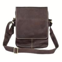 ราคา กระเป๋าสะพายหนังแท้ ทำจากหนังวัว สำหรับผู้ชาย รุ่น Pro สีน้ำตาลเข้ม แบรนด์ Moonlight ใส่เอกสารขนาด A4 ได้ ประกัน 1 ปี (6244963184)