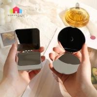 ราคา LuckyLT กระจกส่อง 2ด้าน สำหรับพกพา ทรงสี่เหลี่ยม กระจก2ด้าน กลม (24906320905)