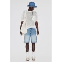 ราคา H&M Man Relaxed Denim shorts 1218454_1 (28751330302)