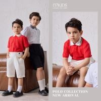 ราคา 137KIDS เสื้อโปโลเด็กผู้ชายแขนสั้นปักลายทําจากผ้าฝ้าย 100% ดีไซน์ไดนามิกสุดเท่ APL2507 (29885810736)