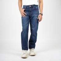 ราคา DAPPER กางเกงยีนส์ทรงตรงสีน้ําเงิน - J1154 (42456274360)