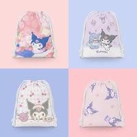 ราคา Kuromi Sanrio Travel Bag Drawstring Bag Drawstring Cartoon Small Cloth Bag Storage Bag Cosmetic Bag (25730192414)